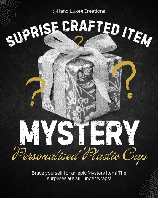 Mystery Personalised Plastic Cup